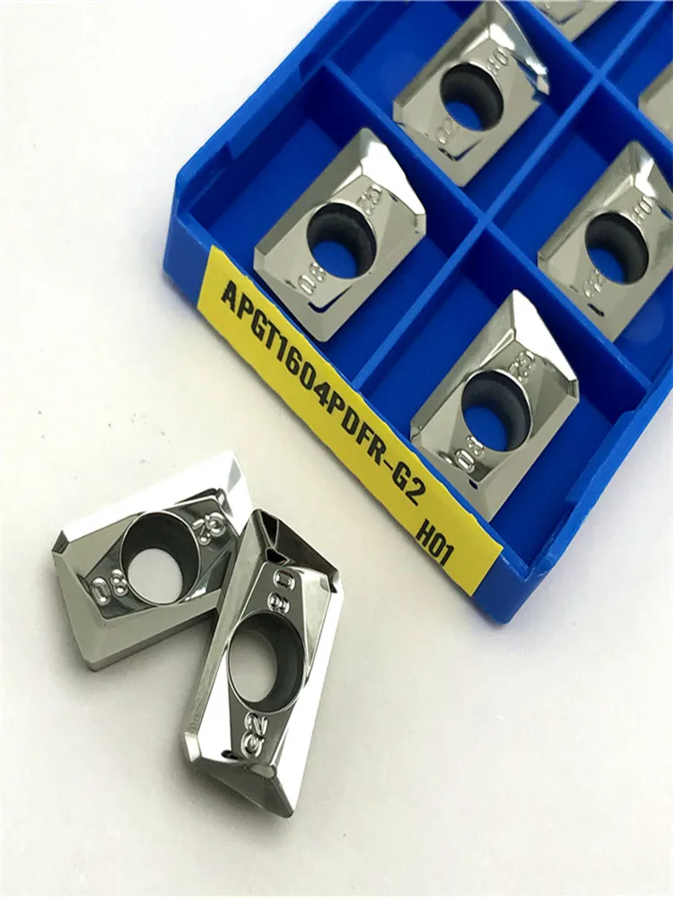 APGT1604 PDER G2 H01 inserto in metallo duro utensile per tornio lama in alluminio fresa utensile per tornitura APGT 1604 fresatura per tornio CNC