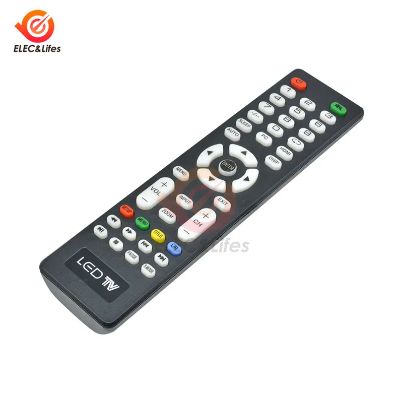 Universal LCD Controller Board TV Motherboard VGA HDMI AV TV USB HDMI Interface Driver Board Module with English Remote Control