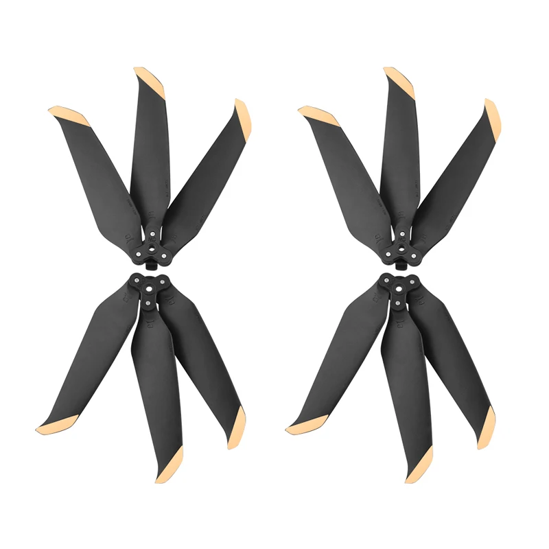 2PCS Propeller for DJI Air 2/Air 2S Drone Quick Release Three-blade Propeller Silent Noise Reduction Propeller Blade