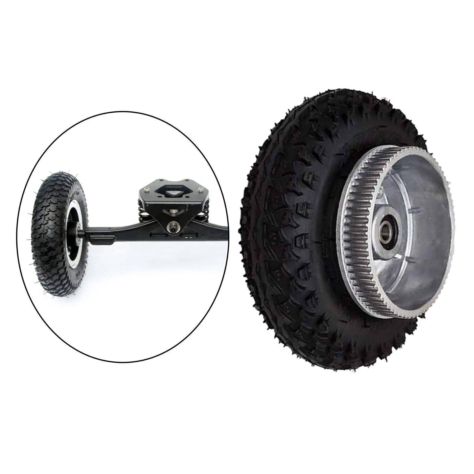 Diy E-skateboard 200*50mm Electric Skateboard 72 Tooth Gear Motor Truck Wheel For Longboard Off Road Board pully wheel