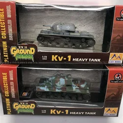 1/72 WWII KV-1 Heavy Tank Russian Army Tank 1941Platinum Collectible Assembled Model Finished Model Easymodel Toy