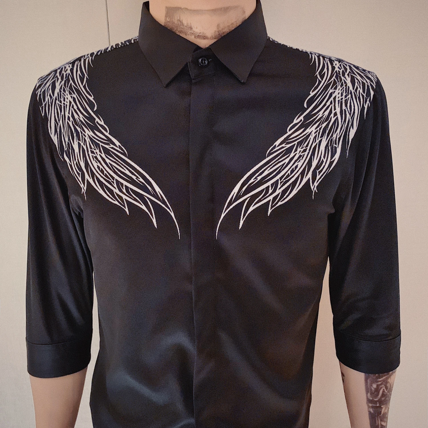 Wing 2020ผู้ชายรูปแบบเสื้อธุรกิจCasual Slim Fitเสื้อคุณภาพสูงCamisa Masculinaเสื้อHomme