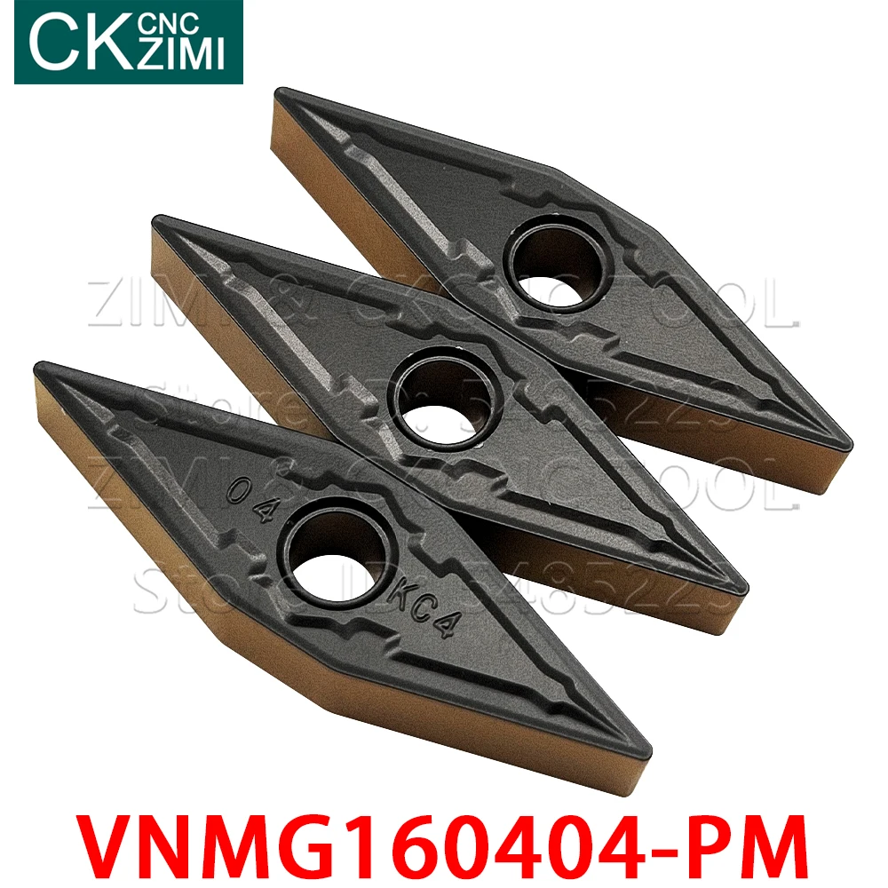 VNMG160404-PM VNMG 160404 PM carbide insert cutting tools turning insert CNC Metal lathe machinery tools for Steel and cast iron