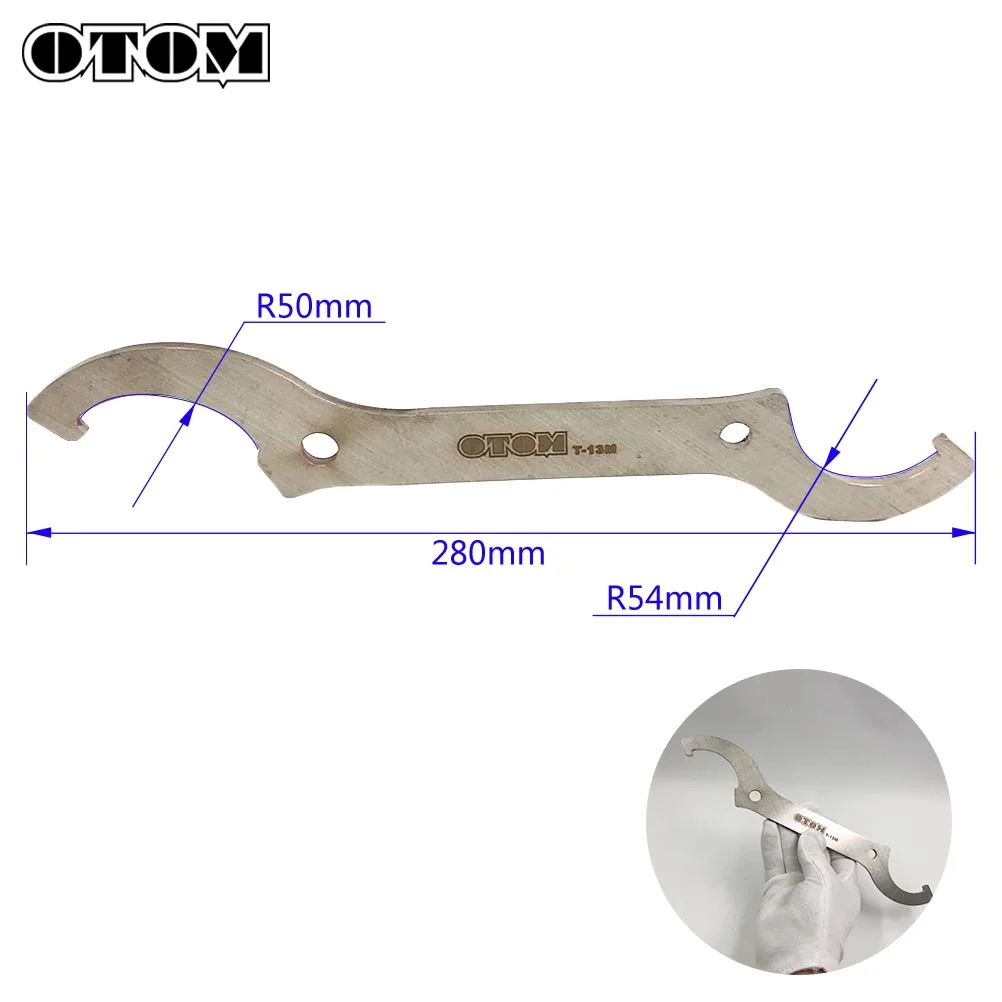 OTOM-금속 오토바이 도구 쇼크 업소버 서스펜션 도구, C 스패너 렌치 핸드 툴 후크, 혼다 야마하 스즈키 KTM ATV 자전거용