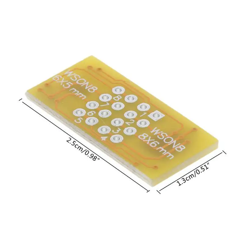 Плата адаптера программатора QFN8 DFN8-DIP8 WSON8 MLF8-DIP8 Socket pinboard коммутационная плата