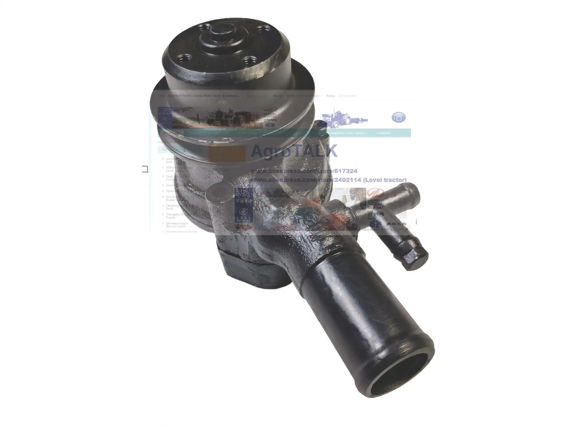 Water pump (with single groove impeller) for Yangdong YND485 engine use, part number: