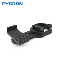 EYSDON Universal Cell Phone Adapter Bracket Mount Compatible with Binocular Monocular Spotting Scope Telescope and Microscope