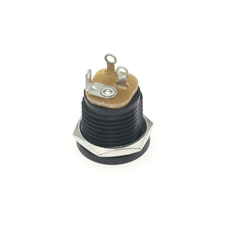 5pcs/10pcs/20pcs DC022 5.5x2.1 3Pin  Connectors Interface Female  Mount Socket Jack Plug Wire Adapter DC power outlet