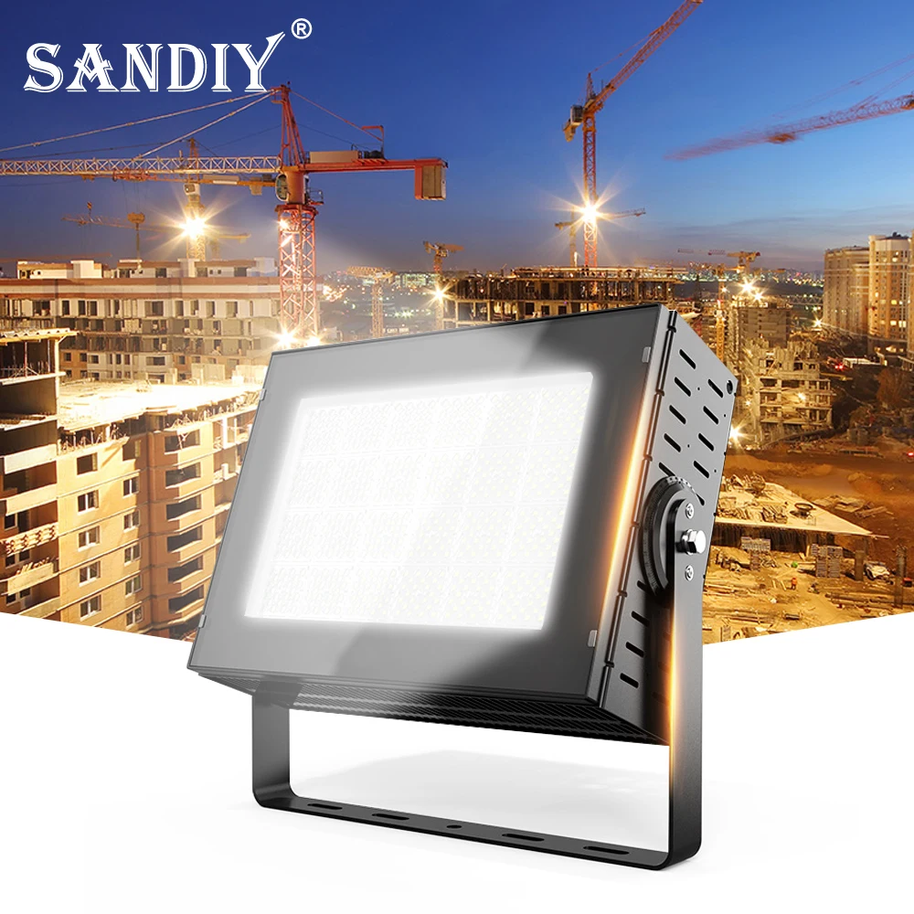 Flood Light 100W 200W 300W 1200W Projector Waterproof Outdoor Lighting Exterior Wall Building Garden Trees Square Spotlight 220V