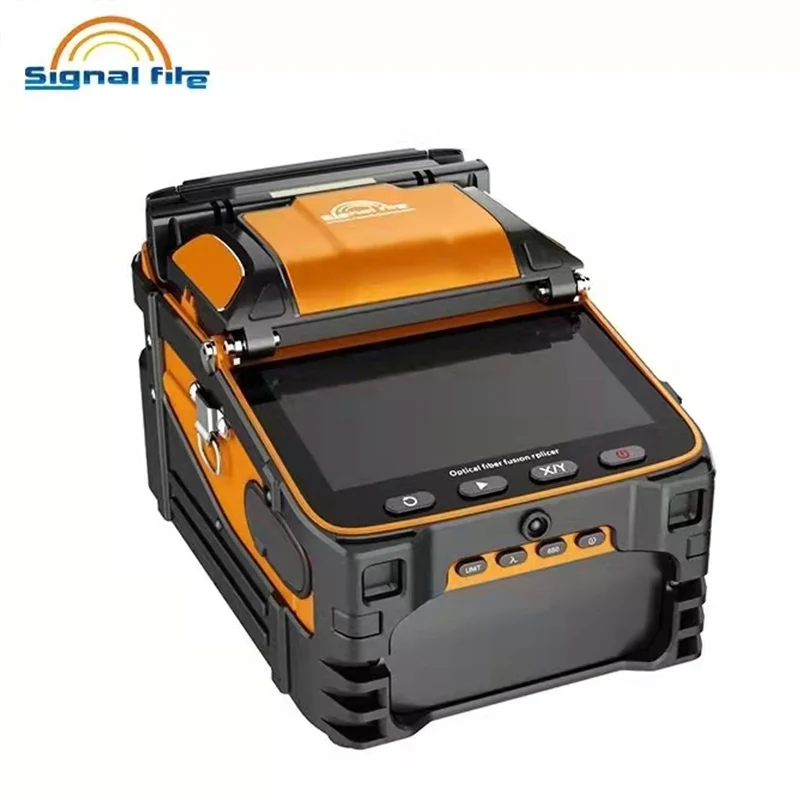 

AI-9 signal light multilingual optical fiber fusion splicer FTTH fiber optic splicer built-in optical power meter and VFL5.0