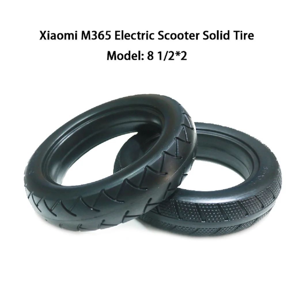 

2 Pcs 8 1/2*2 (50-134) Solid Tire for 8.5 Inch Wheel Hub And Xiaomi M365 Electric Scooter Explosion-proof Non-slip Wheel Tyre