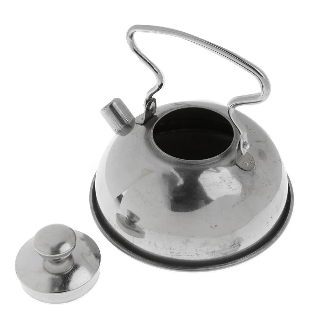 Kids Children Stainless Steel Tea Kettle Kitchen Cookware Pretend Play Toys