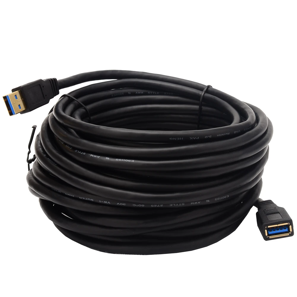 Cable de extensión USB 3,0, amplificador de señal, 10m, 5Gbps