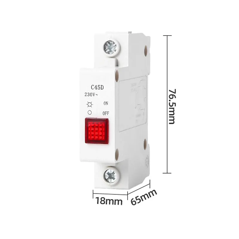 blue red green yellow 220V din type indicate light signal lamp din indicator