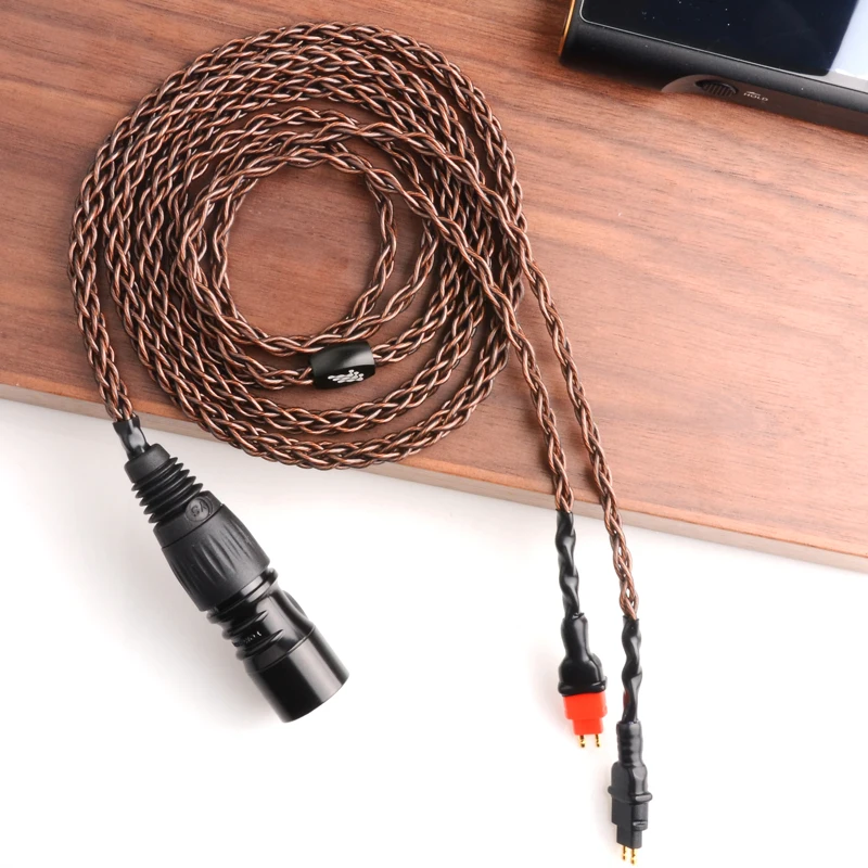 

Balanced 2.5/4.4mm 3.5mm 6.5 xlr 8Core 100%single crystal copper cable For Sennheiser HD580 HD600 HD650 HD25 HD660S hd565 hd545