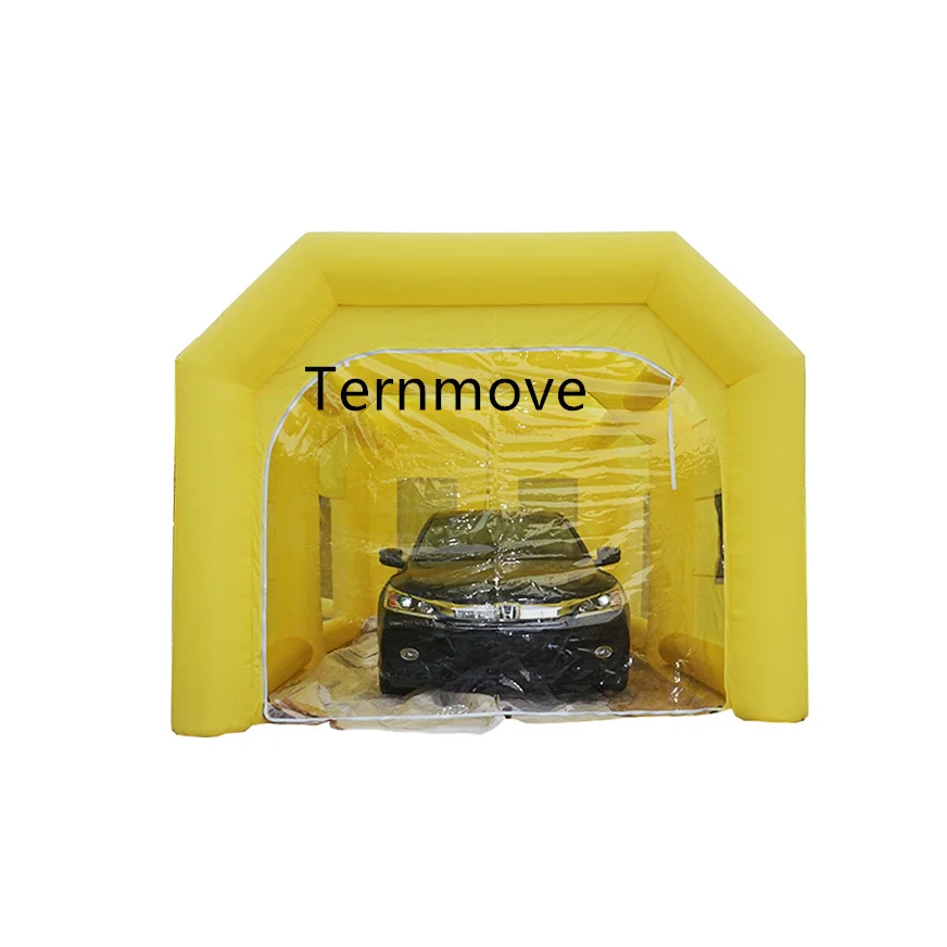 Customized Cheap Used Portable Automatic Garage Paint Tent Mobile Inflatable Spray Booth For Car Painting