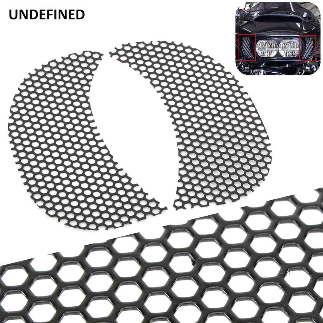 Motorcycle Fairing Mesh Grill Side Vent Screen for Harley Road Glide Custom FLTRX Special FLTRXS Glide Ultra FLTRU FLTRUSE 15-22