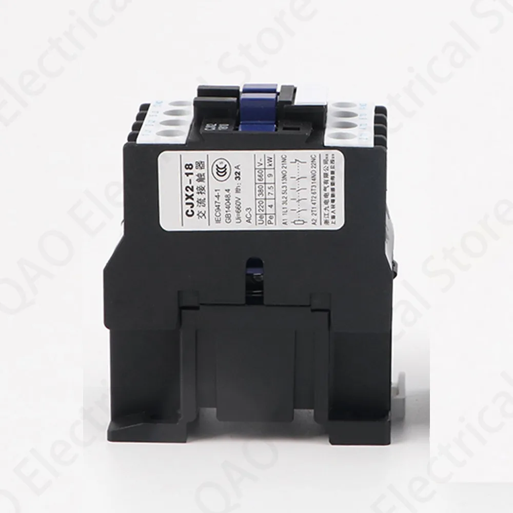 AC 220V contactor CJX2-1801 24VAC 1 phase 380VAC 3 phase