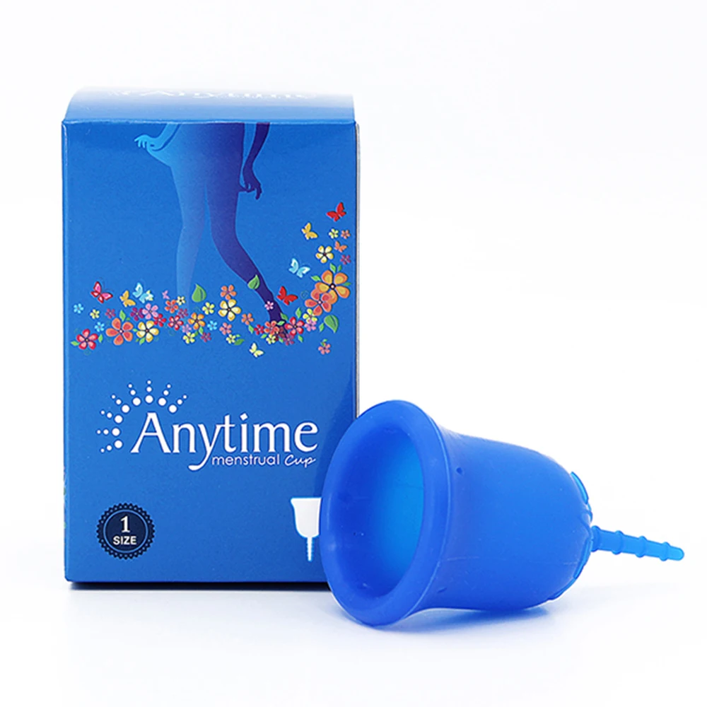 Anytime Menstrual Cup Disc Menstruation Bowl Tampons Certified Medical Silicon Bowl Vagina Period Health For Women Period