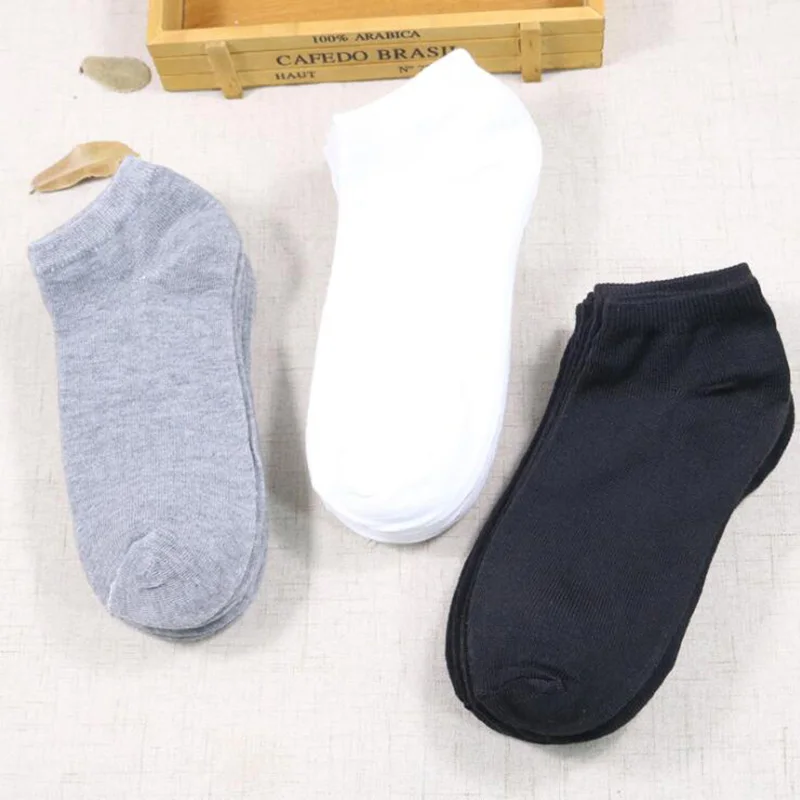 5pairs/lot Solid Color Socks Men Women Cotton Short Socks Unisex Casual Business Sock  Streetwear Calcetines Meias