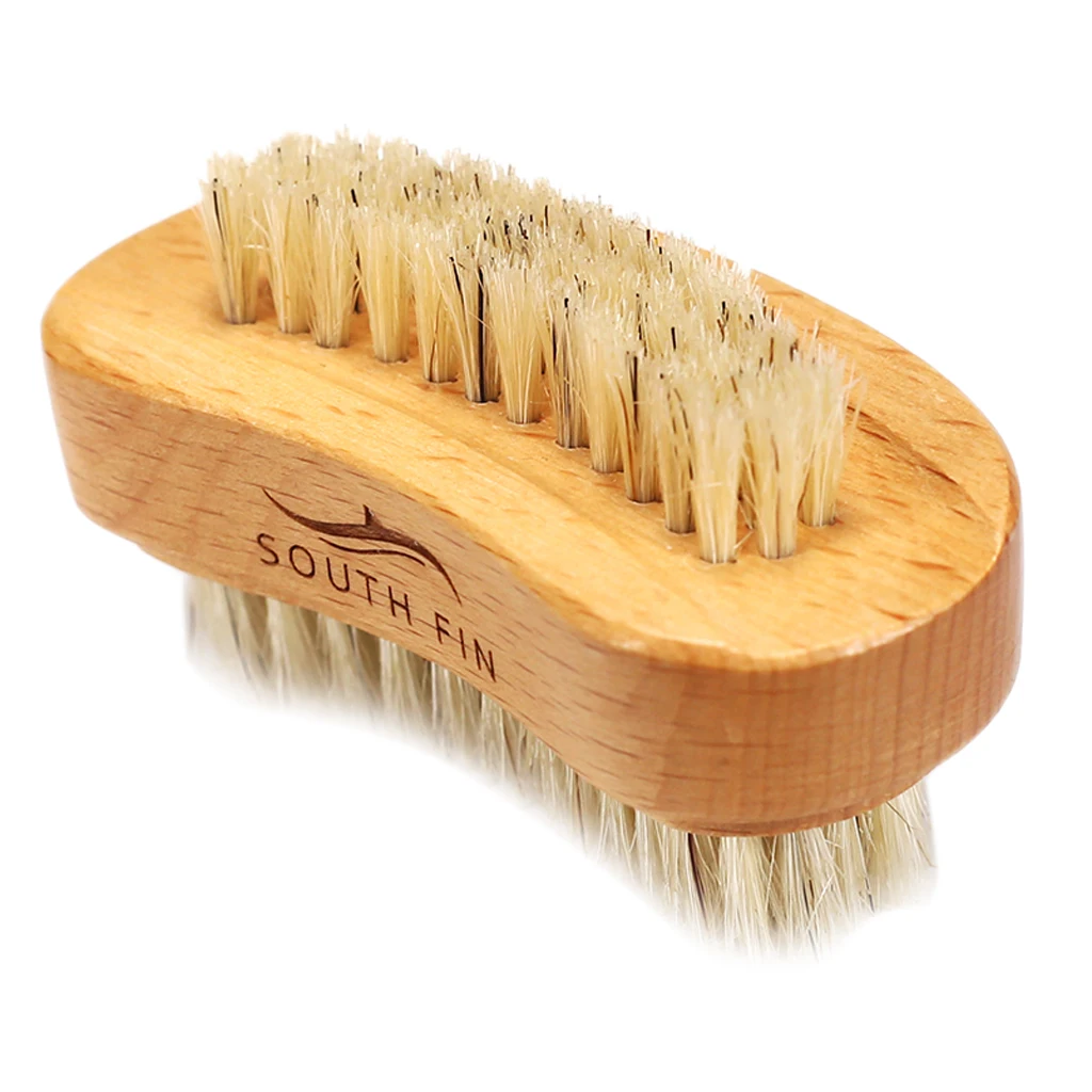 Two-sided Beechwood Wooden Toe Finger Nail Brush Scrub Hand & Foot Fingernail Toenail Cleaning Nailbrush for Men Women