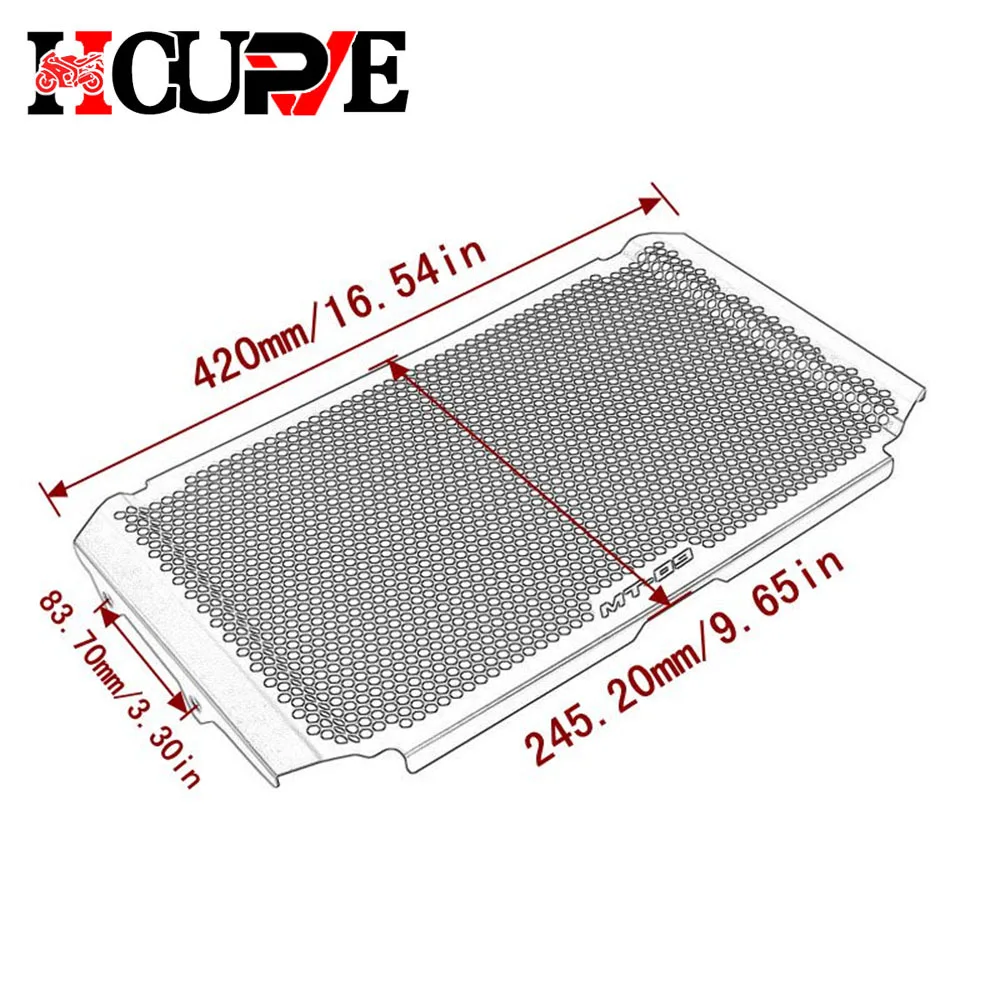 Motorcycle Radiator Grille Guard Cover Protector Fit For MT-09 FZ-09 XSR900 XSR Tracer 900 GT ABS 2015 2016 2017 2018 2019