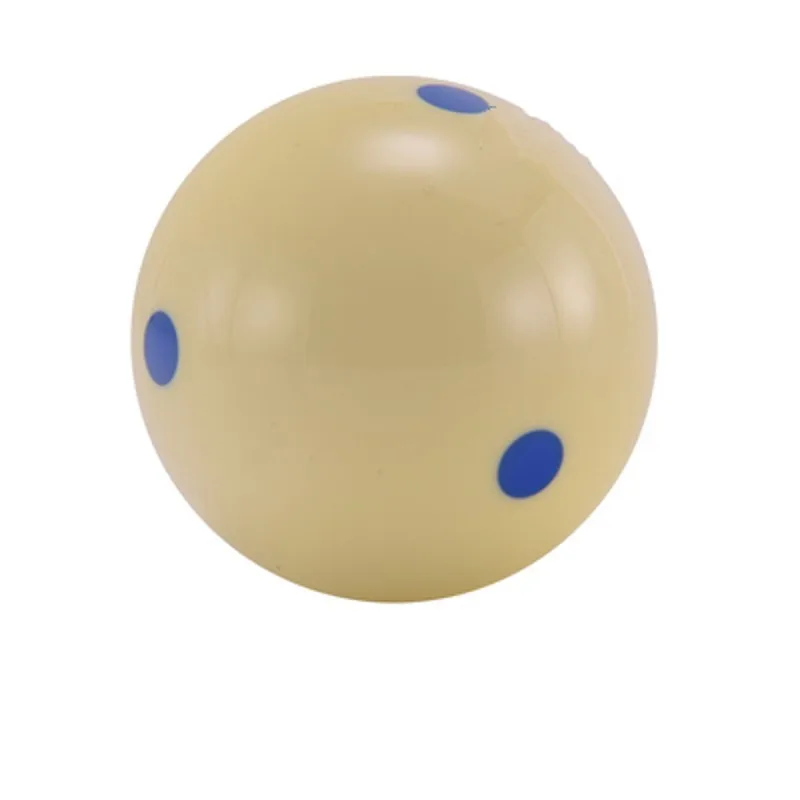 Professional Style Billiards Cue Ball with 6 Blue dots /52mm/ 57mm (optional)