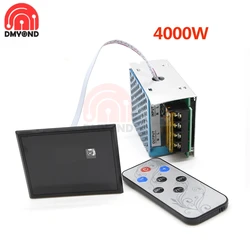 4KW 4000W 220V AC SCR Voltage Regulator Power Regulator Dimmer Speed Controller with Electronic Digital Display Intelligent