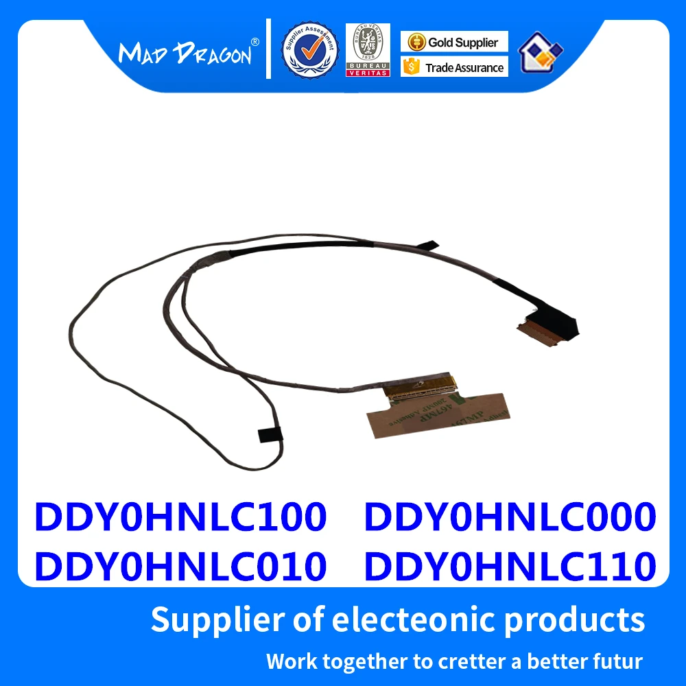 New original Laptop LCD LVDS Cable LCD EDP Video Cable For Y0HN DDY0HNLC100  DDY0HNLC000  DDY0HNLC010  DDY0HNLC110 30 pin 40 pin