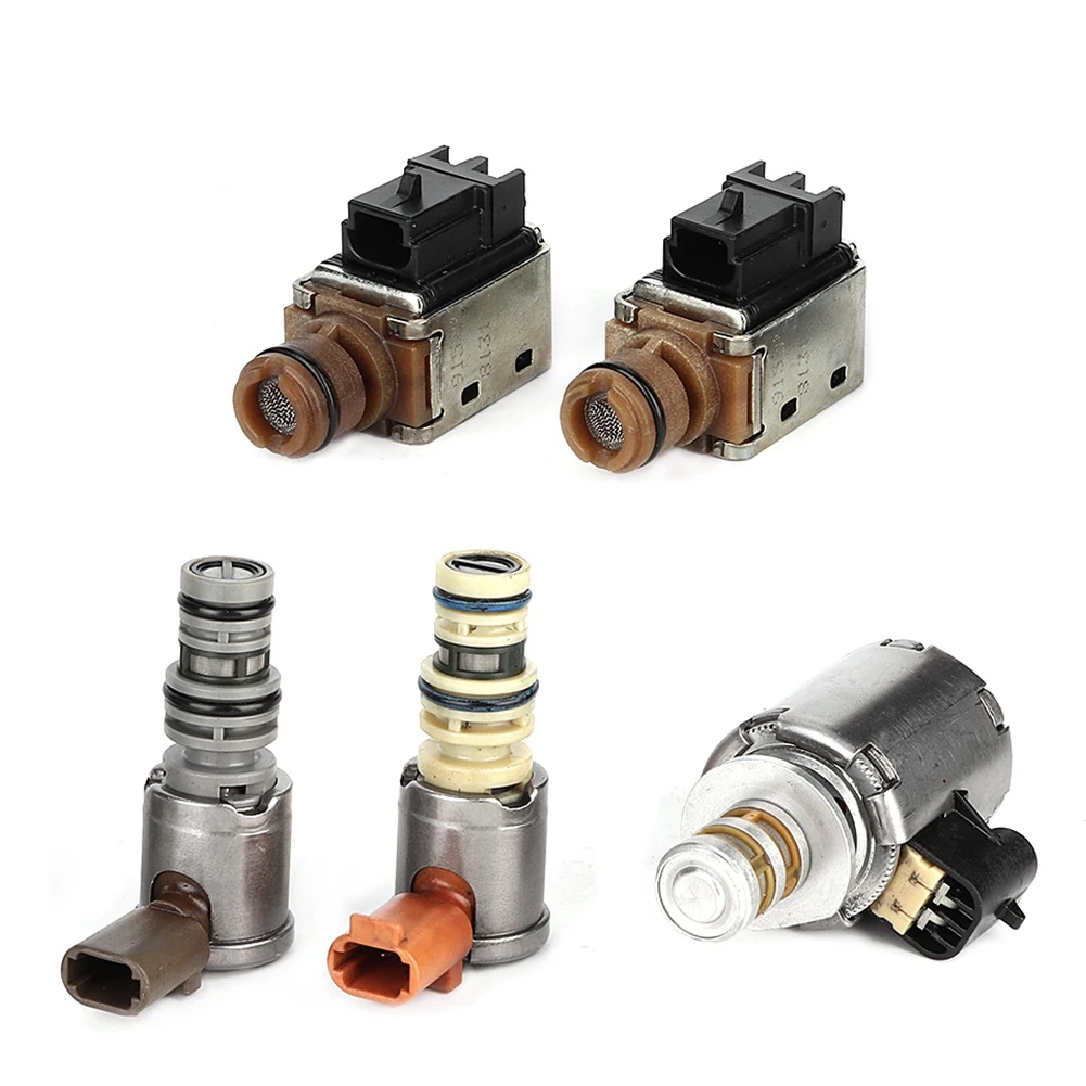 

5PCS Transmission Solenoid Valve Kit Metal & Plastic for GM Products with the 4L60E Model Automatic Transmission 2003-On