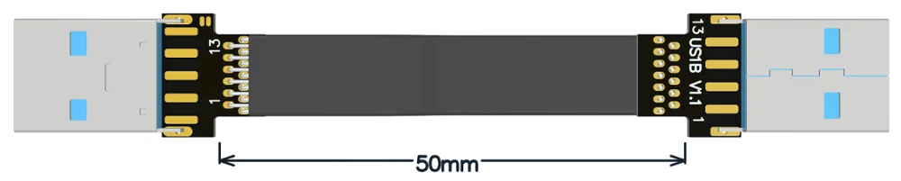 Usb 3.0 cabo usb ao tipo de cabo usb um macho ao macho cabo de extensão usb velocidade super hdd ângulo de 90/270 graus para cima/para baixo angular usb3