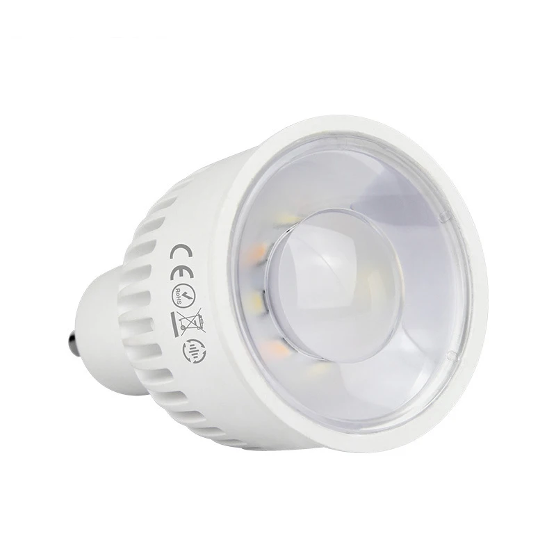 6W GU10 Dual White LED Spotlight 220V Wireless Control Smart Adjustable Brightness Bulb;2.4G Wifi APP Control need match WL-Box1