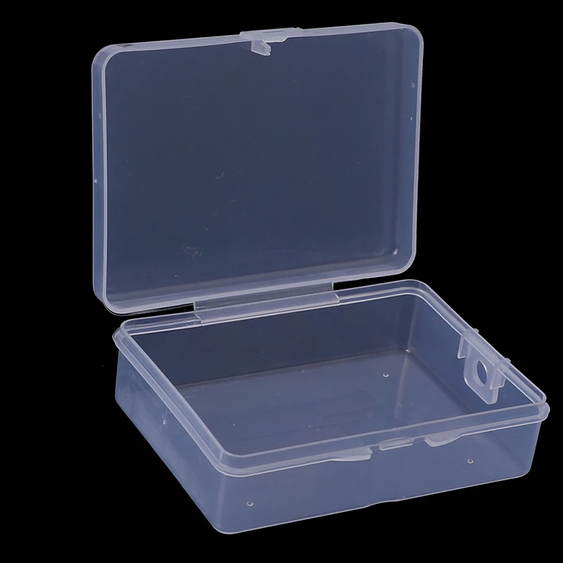 Hot Selling Cheap Wholesale Small Portable Transparent Plastic Storage Box Clear Square Multipurpose Display Case 9cm*6.5cm*3cm