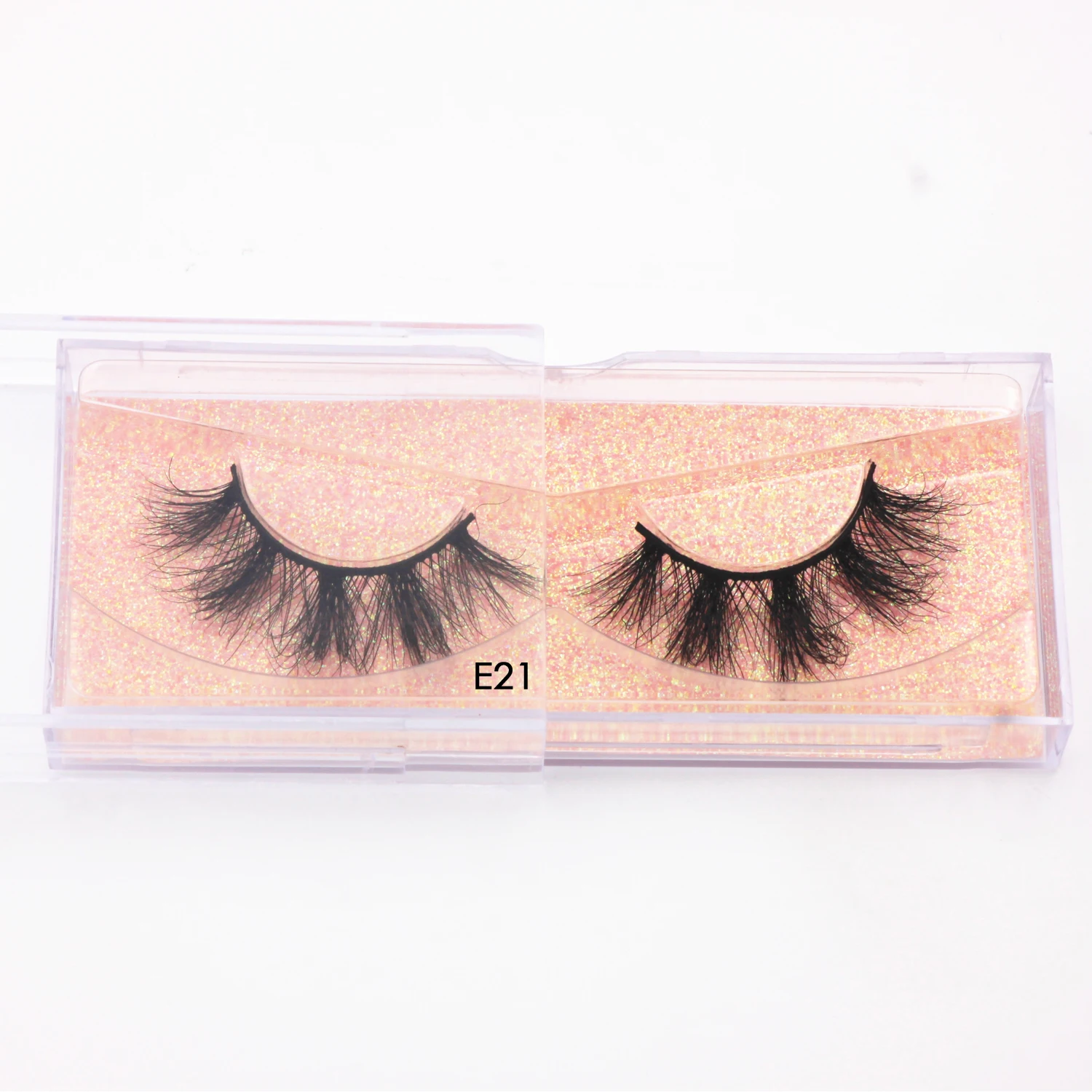 KEKEBAICHA Eyelash Crisscross ขนตายาว Handmade 3D Mink Lashes Upper Lashes Mink ขนตาปลอมแต่งหน้า Lash E21