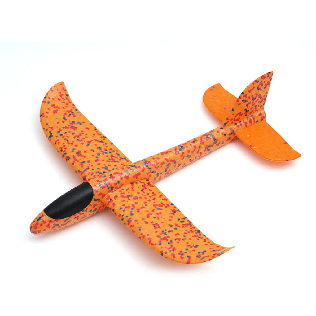 35cm EPP Hand Throw Airplane Outdoor Launch Fly Glider Children Double Hole Throwing Soaring Party Favors Fun Kid Toys