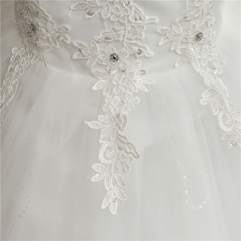 свадебное платье Bridal Ball Gown V Neck Wedding Dress Customized Vestido De Novia Princesa Lace Vintage Long Sleeve Real Image