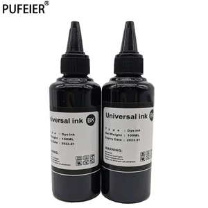 Kit de recarga de tinta negra a base de tinte negro de 100 ml x2 bk color para tinte de agua universal 8 Mejores ventas Cricut Infusible Ink - №2