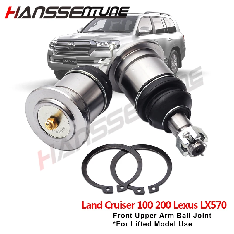 Junta de bola superior delantera extendida, camioneta 4x4 para Land Cruiser 100 200 Lexus LX570 Proda 120 150/ FJ Cruiser