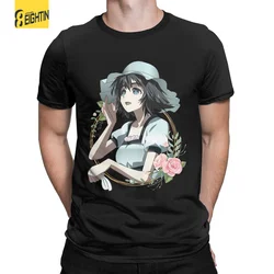 Mayuri Shiina Steins Gate T Shirts Men Pure Cotton Novelty T-Shirt O Neck Tees Short Sleeve Tops Unique