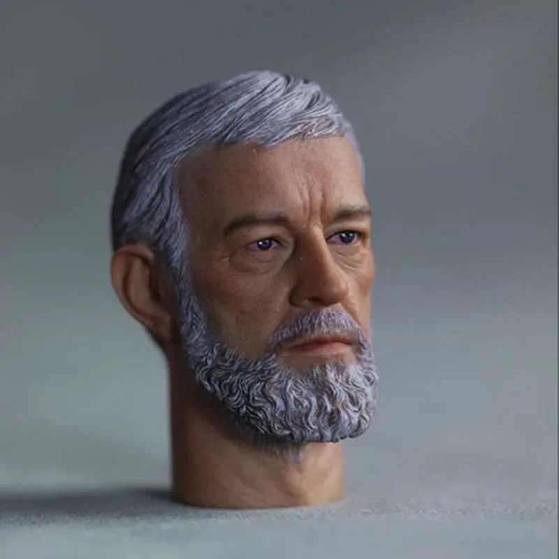 1/6 Scale Alec Guinness Head Sculpt PVC Head Carving Model For 12\