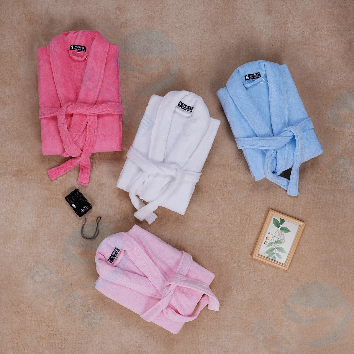 

Winter Robe Warm Flannel Buttons Bathrobe Female Loose Lengthen Thicken Solid Robes For Pregnant Woman Couples Night Dress