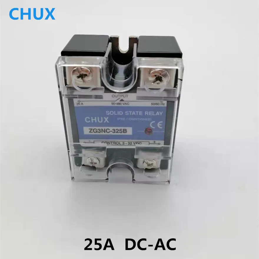25A SSR DC To AC 3-32VDC 220v Single-phase Solid State Relay SSR-25DA