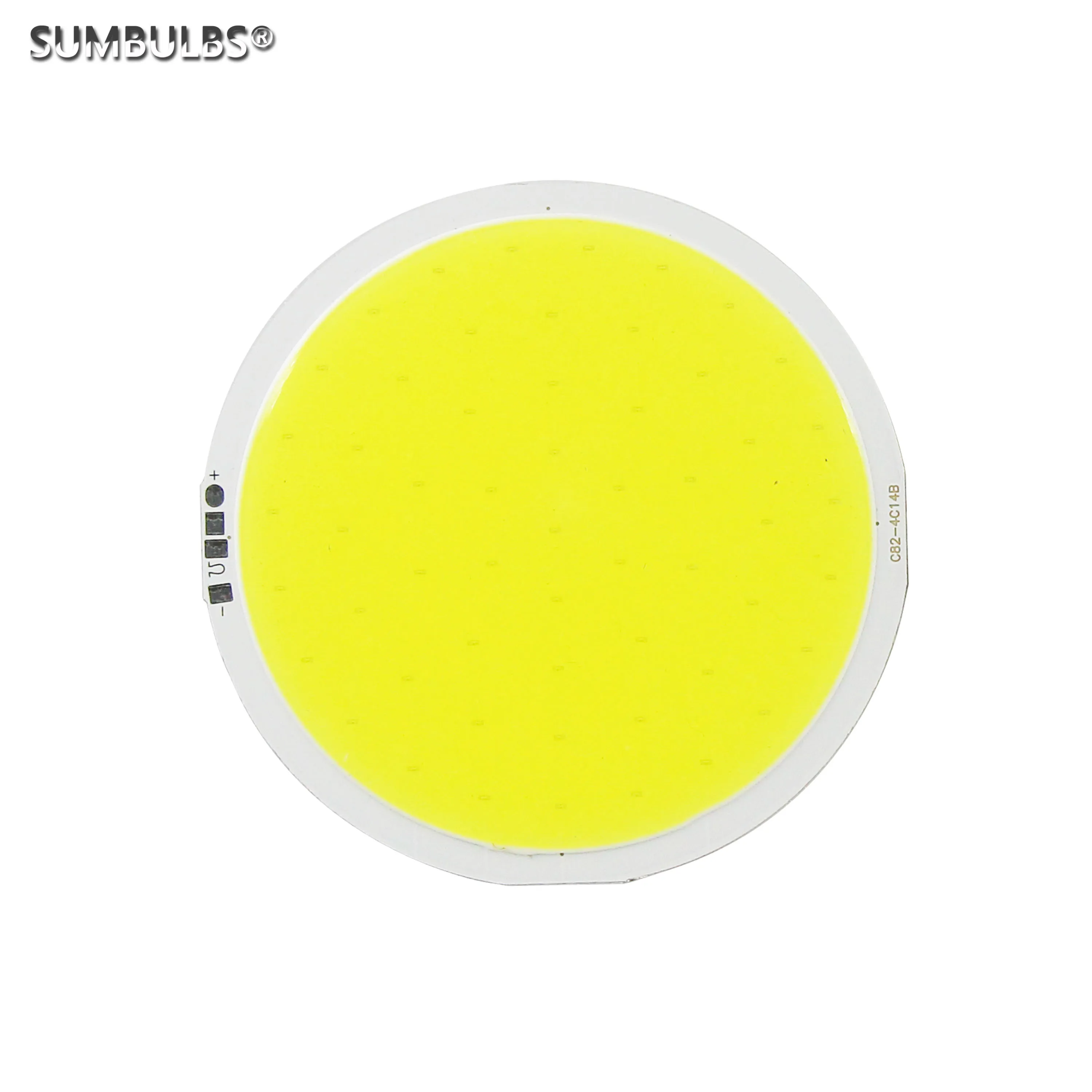 round led panel cob chip a bordo modulo de bulbo diodo emissor de luz branco frio 8w 12v 14v dc 82 mm 01