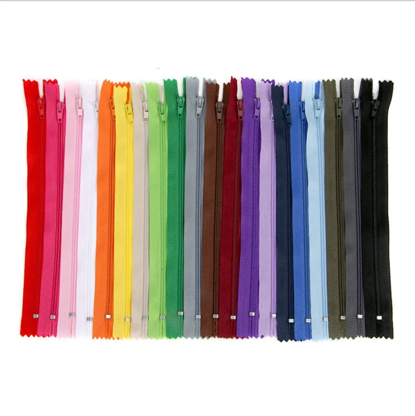 1000pcs/lot 20CM NO.03 Nylon Coil Zippers closed End zipper pants clothing zipper Tailor Sewer Craft Crafter's (20 colors)