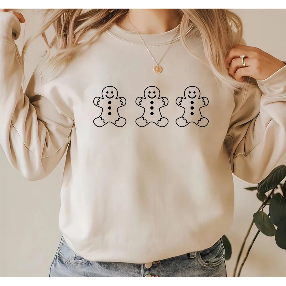 

Gingerbread Man Sweatshirt Cute Gingerbread Shirt Kawaii Christmas Sweatshirt Funny Holiday Sweatshirt Crewneck Sweatshirt