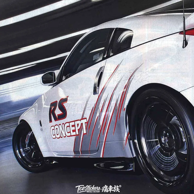 Car sticker FOR Nissan 350Z Appearance custom racing style decal 370Z sticker modification