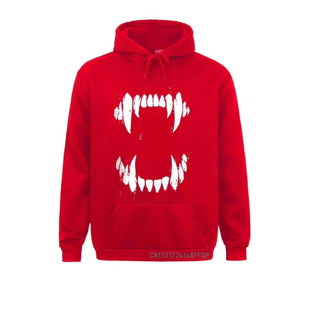 Halloween Horror Wolf Dog Vampire Monster Teeth Costume New Design Men Sweatshirts Long Sleeve Hoodies Customized Sportswears