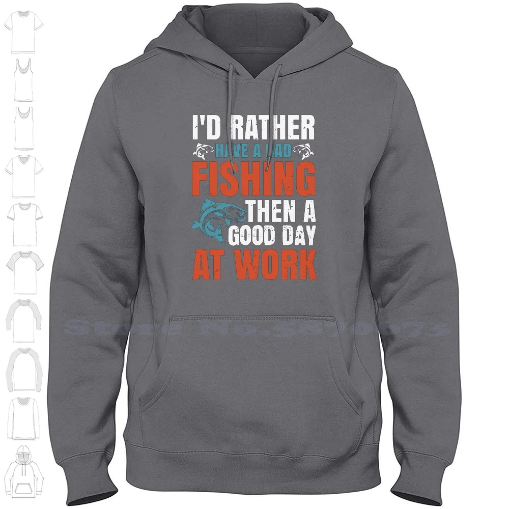 Funny Fisherman Fishing T-Shirt Long Sleeve Hoodie Sweatshirt Fishing Fisherman Fishing Rod Sport Fishing Hobby Passion Boat