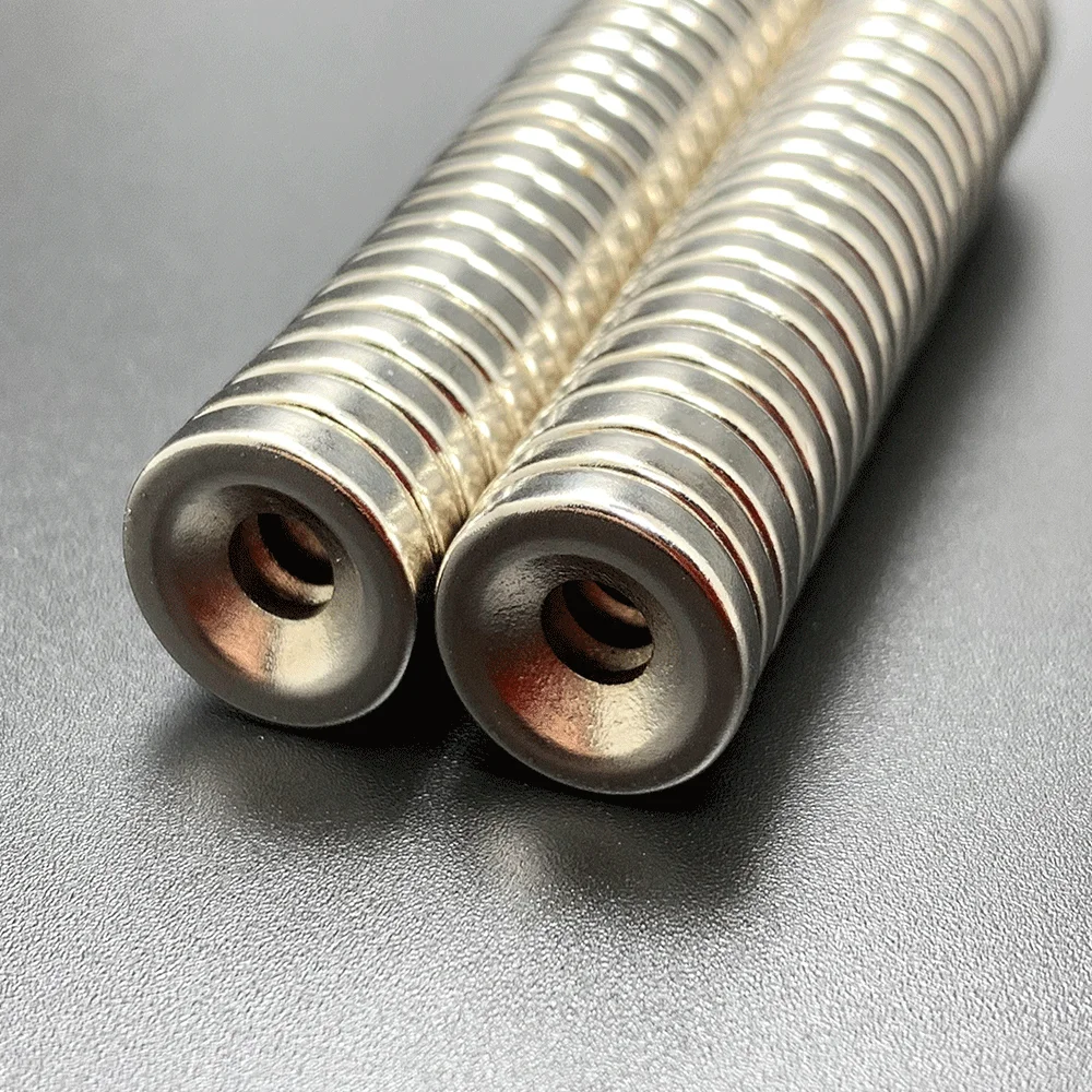 50Pcs 12x3-4 Neodymium Magnet 12 x 3 Hole 4 N35 NdFeB Round Super Powerful Strong Permanent Magnetic imanes image 3