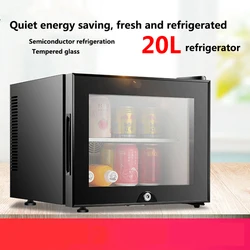 20 Liter Refrigerator Family Bedroom Dormitory Fresh-Keeping Mini Refrigerator Hotel Room Mini Refrigerator